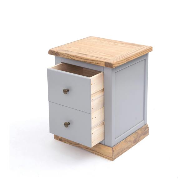Cabinet Bits Biccari 2 Drawer Bedside Table