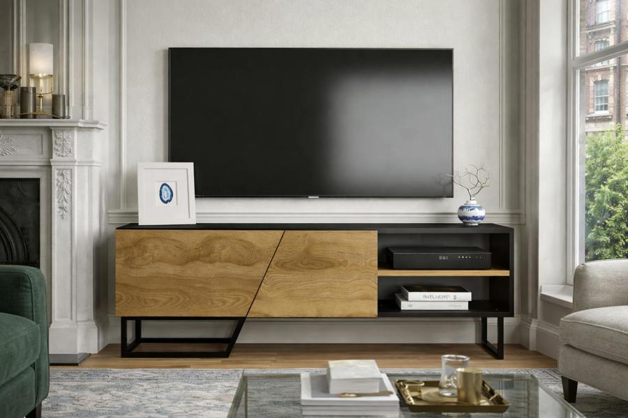 Decorotika Denasse Modern Tv Stand TV Cabinet for TV's up to 60"