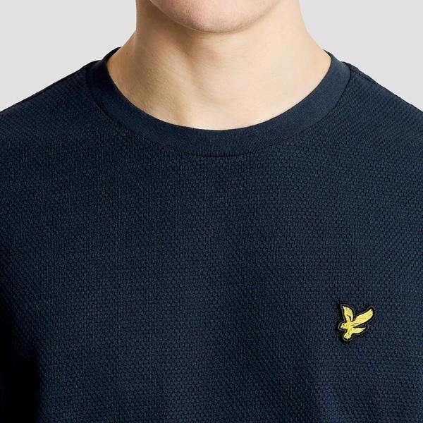Lyle & Scott Popcorn Jacquard T-Shirt