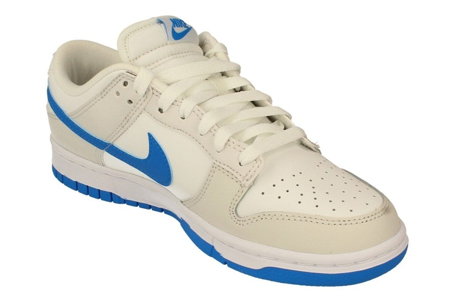 Nike Dunk Low Retro Mens Trainers Dv0831  108 - Summit White Photo Blue 108 - Photo 3