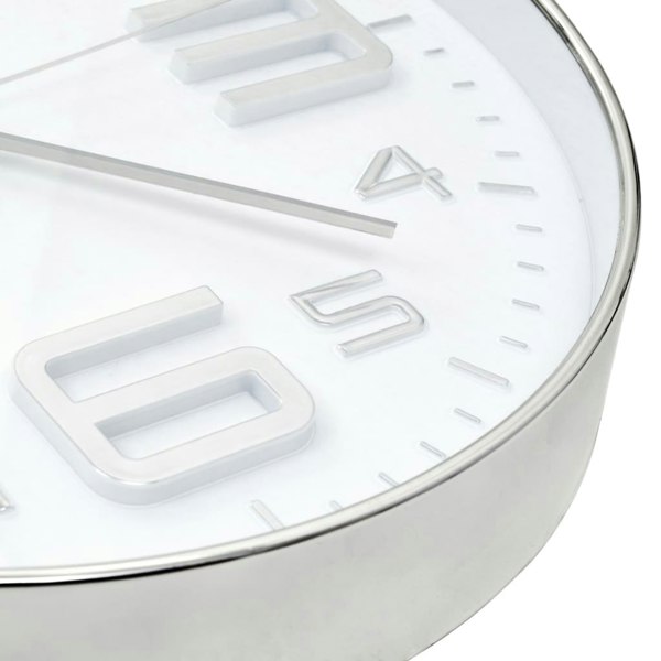 Berkfield Wall Clock 30 cm Silver