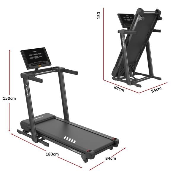 Marcy Cross Country Power Fold Treadmill