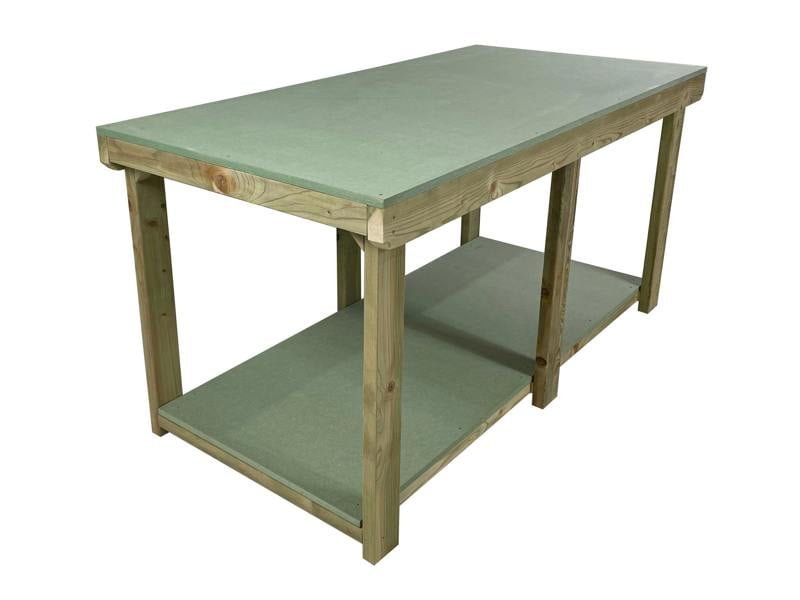 Arbor Garden Solutions Wooden UniMDF Top Workbench Depth-3ft