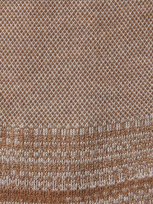 Serran London Caramel Merino Slant Scarf