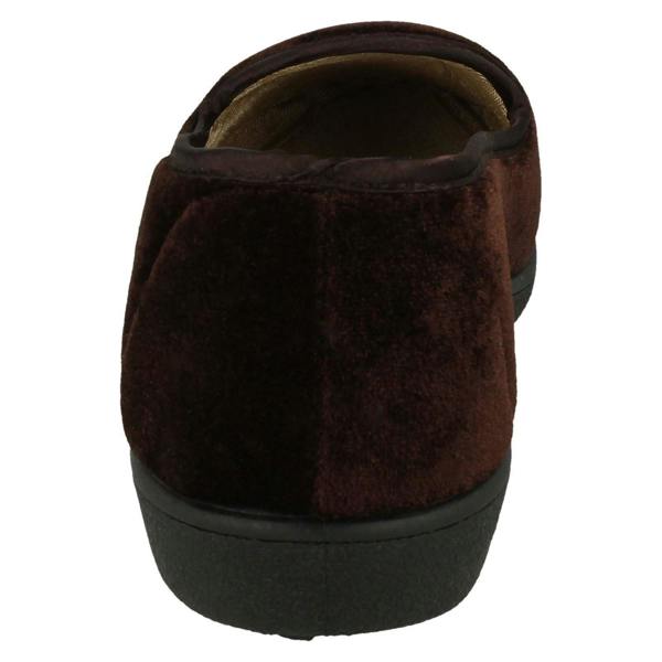 Rosebank Ladies Rosebank Velour Embroided Detailed Slippers Miranda