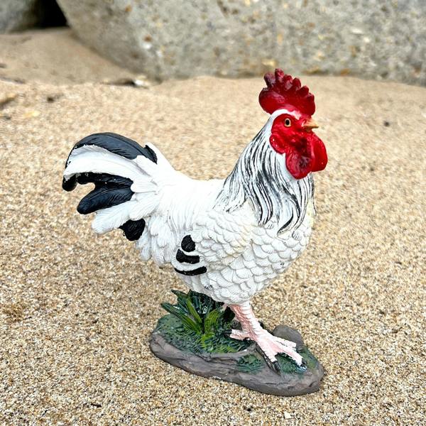 Cockerel garden bird ornament
