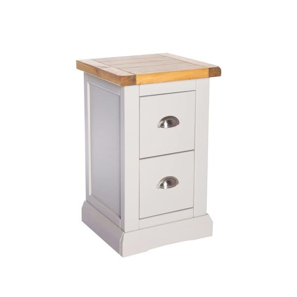 Cabinet Bits Loreo 2 Drawer Petite Bedside Table
