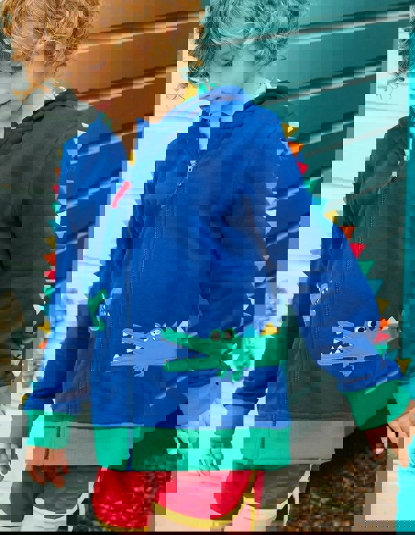 Organic Crocodile Applique Hoodie - Toby Tiger UK Retail