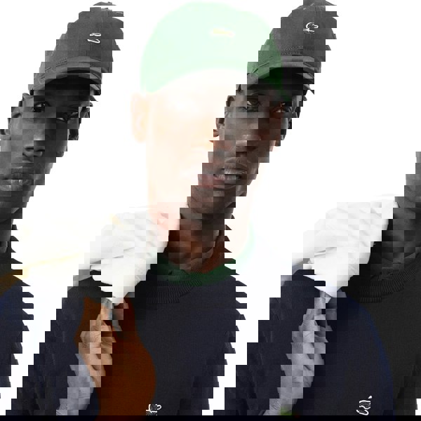 Lacoste Monochrome Crew Neck Sweater Navy Blue