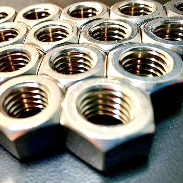 Fixaball UNC Full Hex Nut A2-70/ 304 Stainless Steel DIN 934