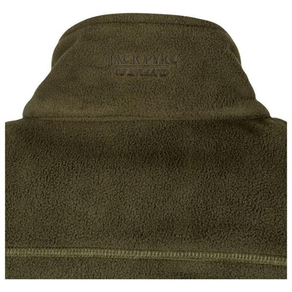 Jack Pyke waterproof fleece jacket collar detail warm fleece for beaters and farmers