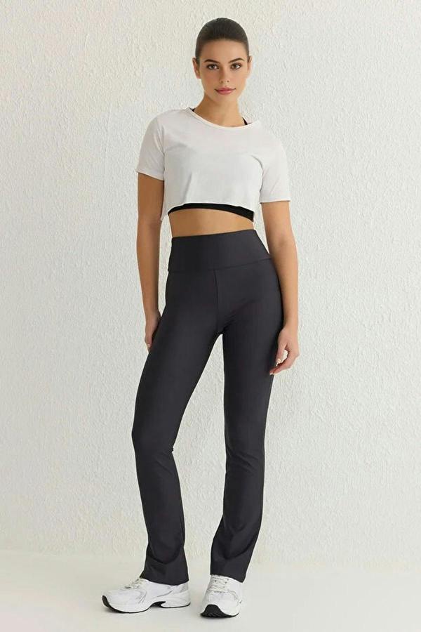 WOVCOR Straight Cut Slimming Knit Sports Leggings