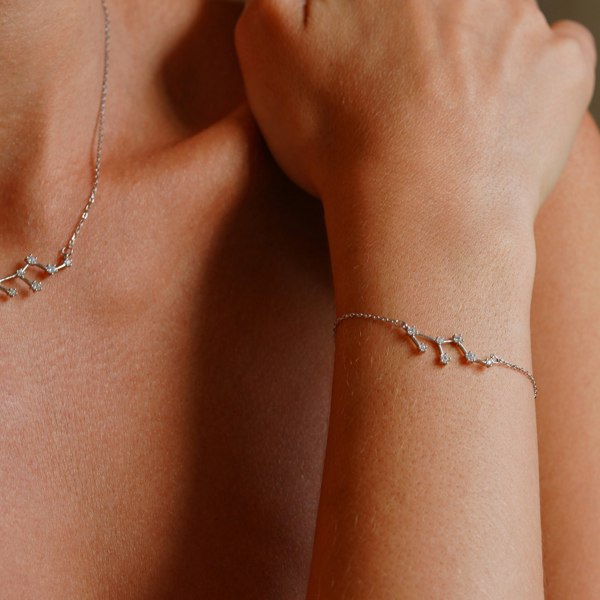 Gold Trip Leo Zodiac Constellation Bracelet