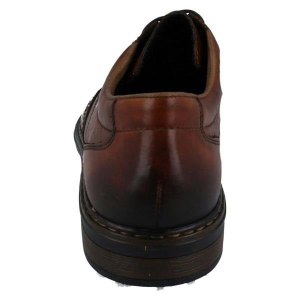 Rieker Mens Rieker Brogue Lace Up Shoes 17620