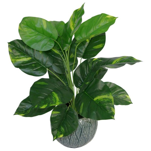 Leaf 60cm Leaf Design UK Realistic Large Artificial Foliage Plant with Pot