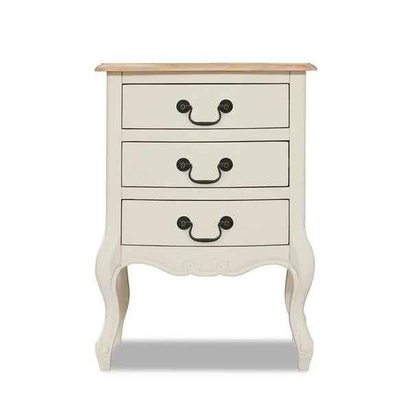 Statement Furniture Juliette Vintage Chic 3 Drawer Bedside Table