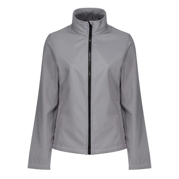 Regatta Standout Womens/Ladies Ablaze Printable Soft Shell Jacket - Rock Grey/Black - 