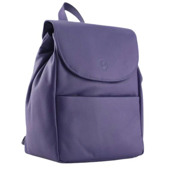Mala Leather Anishka Plain Leather Small Backpack