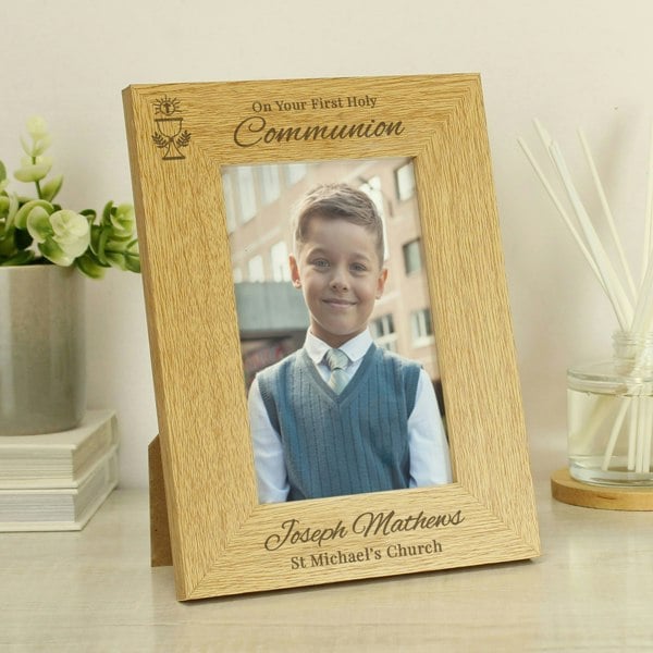 Personalised Memento Company Personalised Holy Communion 6x4 Photo Frame
