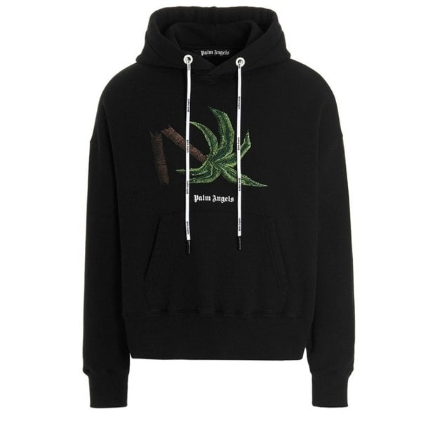 Palm Angels Broken Palm Hoodie - Black