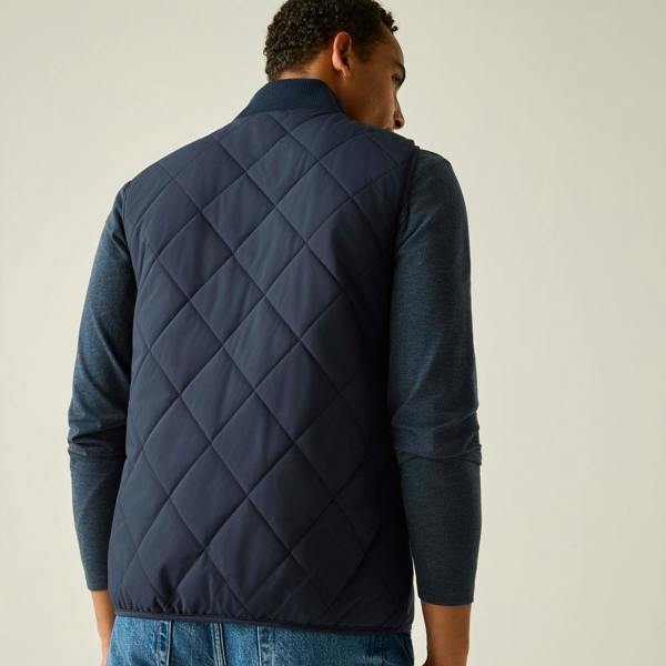 Regatta Mens Harvin Diamond Quilt Body Warmer - Navy - 