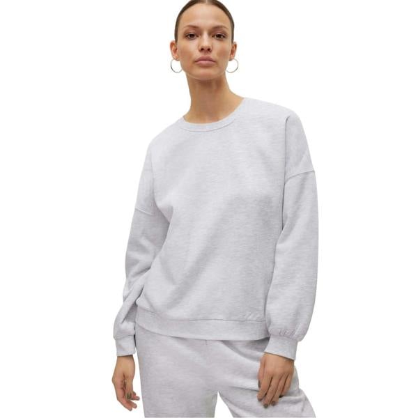 Vero Moda Womens/Ladies Oversized Sweatshirt - Light Grey Melange - 