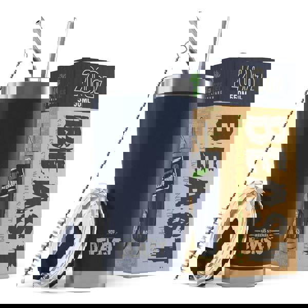 Dyzi Reusable Stainless Steel Double Insulated Coffee Tumbler Travel Mug