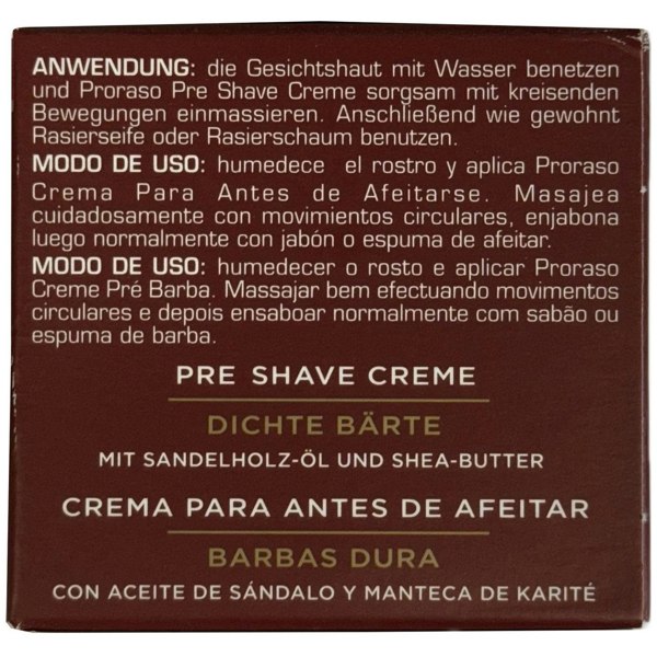 Proraso Nourishing Pre-Shave Cream 100ml