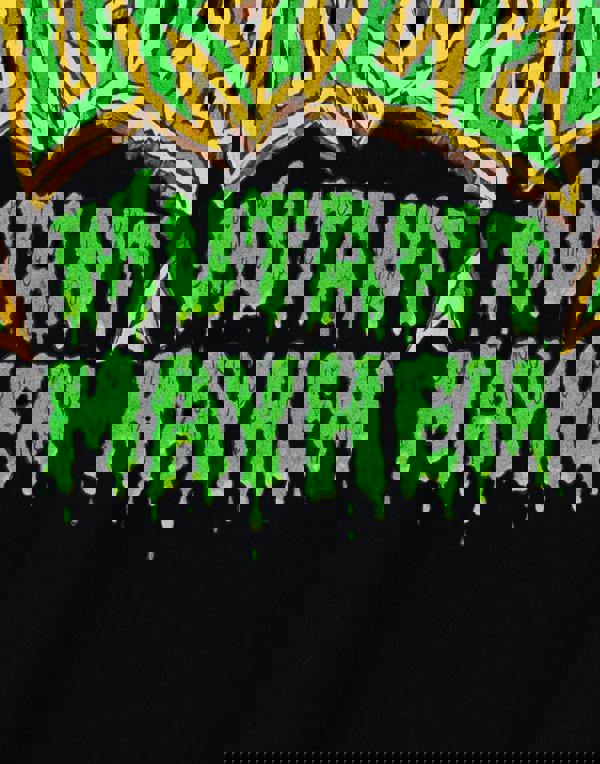 Teenage Mutant Ninja Turtles Mens Black Mutant Mayhem Logo Short Sleeved T-Shirt