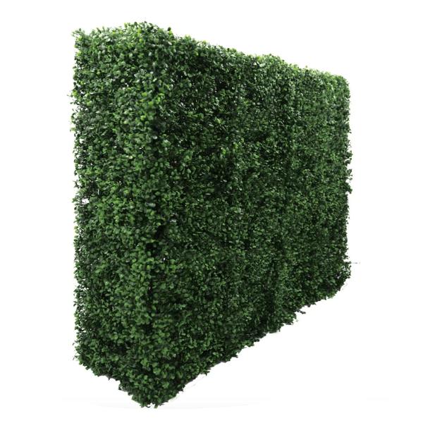 Premium Freestanding Artificial Boxwood Hedge - 108cm x 106cm - Evergreenery