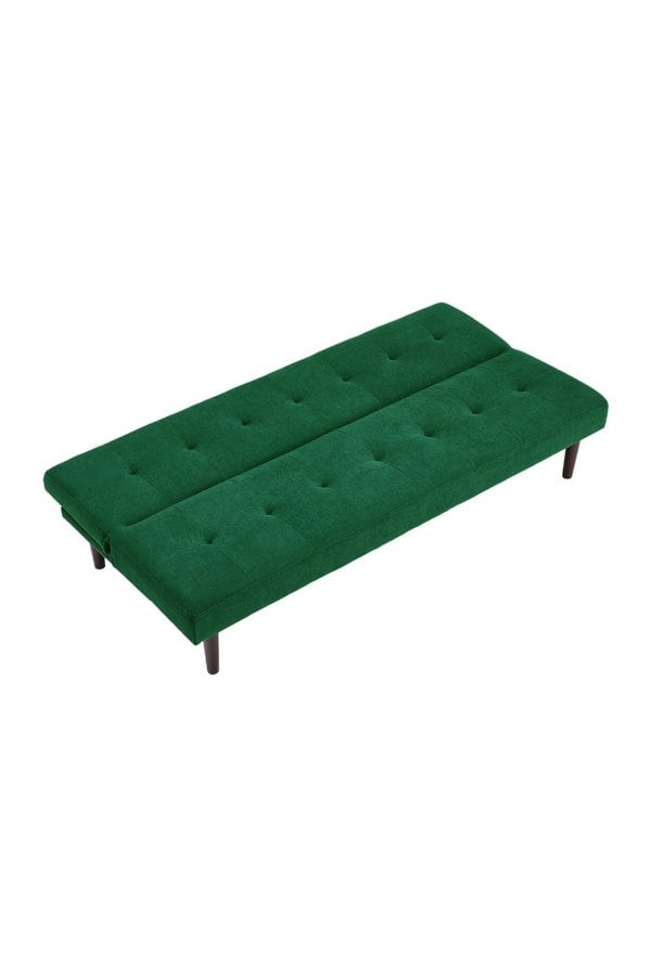 Living and Home Dark Green Contemporary Convertible Sofa Bed