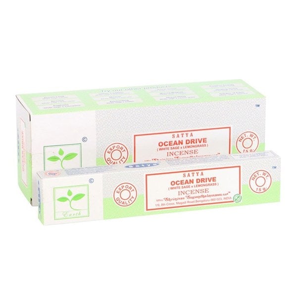 Serano 6 Packs of Ocean Drive Earth Incense by Satya