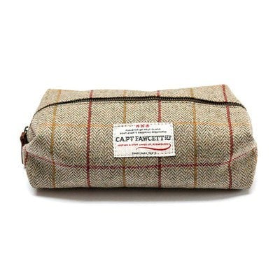 Captain Fawcett's Captain Fawcett Tweed Wash Bag