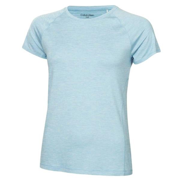 Calvin Klein Womens/Ladies Golf T-Shirt - Sky Blue - 