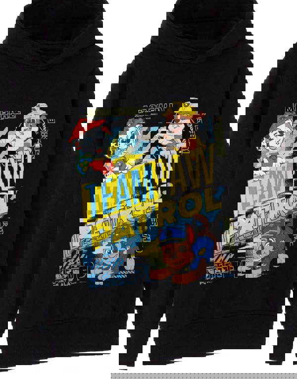 Paw Patrol Boys Black Team Paw Hoodie