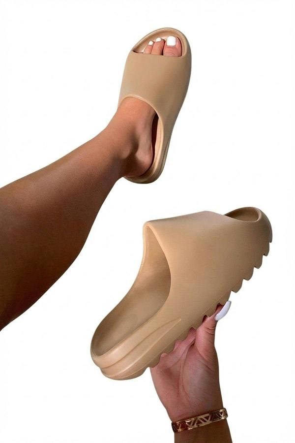 Lou Slip On Sandals - Mocha_wb