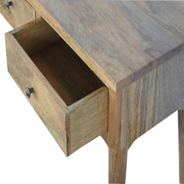 Wyld Haus Pizzo Large Mango Wood 3 Drawer Console Table