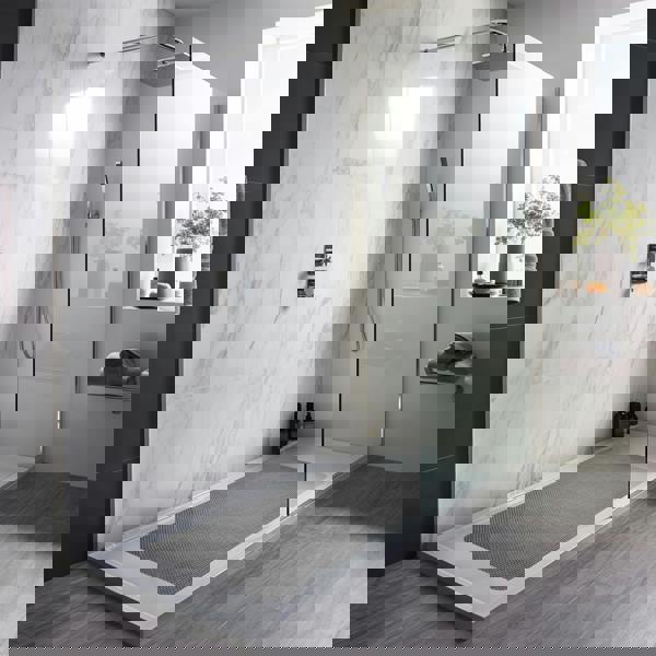 Nicoman Reversible Dual-Colour PVC Shower Bathroom Anti slip Mat