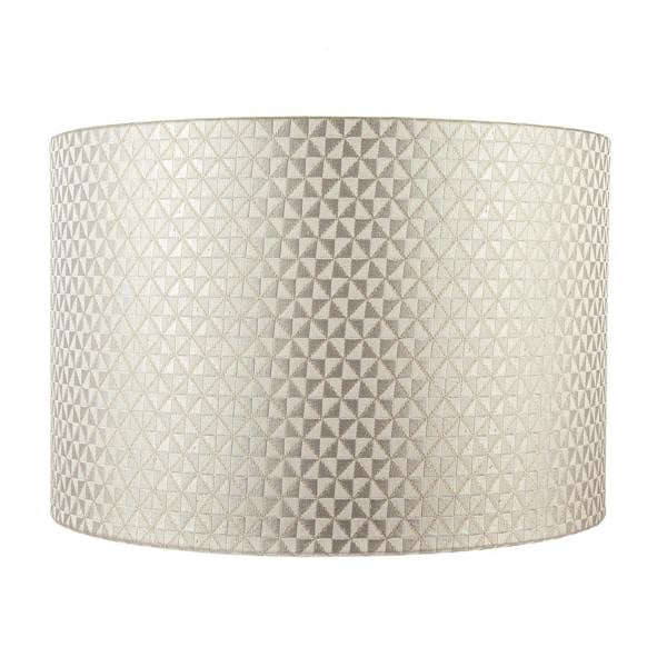 Modern Light Shimmer Taupe Drum Shade with Inner Champagne Gold Lining Image 4