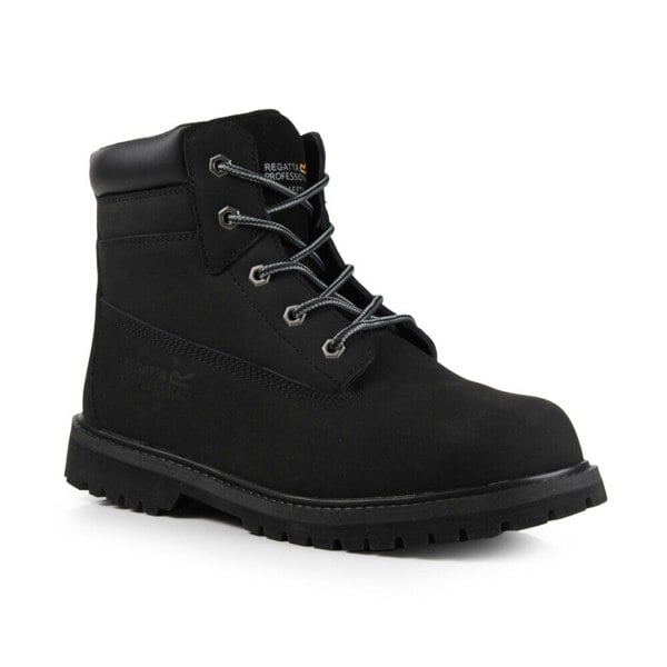 Regatta Mens Expert Nubuck Safety Boots - Black