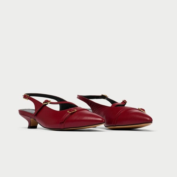 Paloma slingbacks side/front view