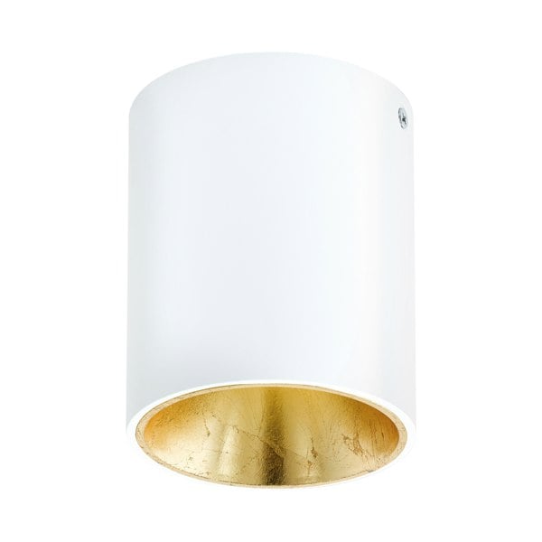 EGLO Polasso Modern Cylindrical White Ceiling Light WBS