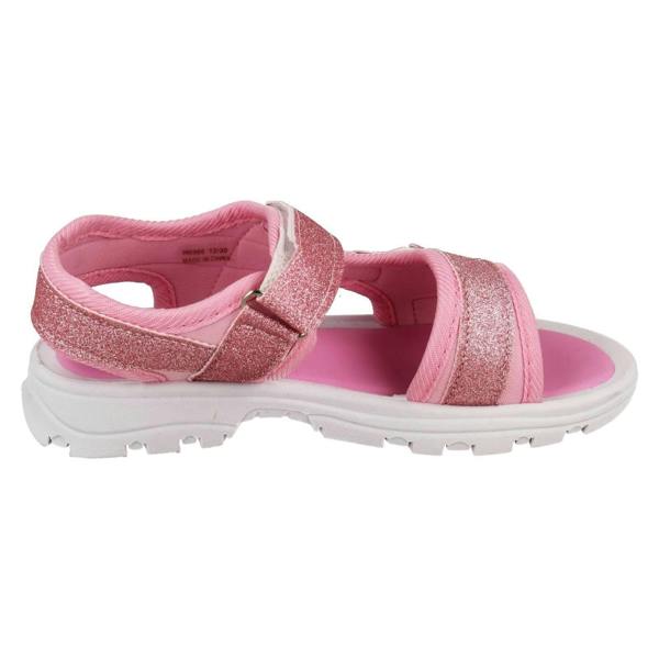 Spot On Girls Spot On Hook & Loop Strap Glitter Sandals H0366