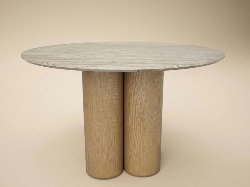 SOLACE+CO Deko Sintered Stone Round Dining Table