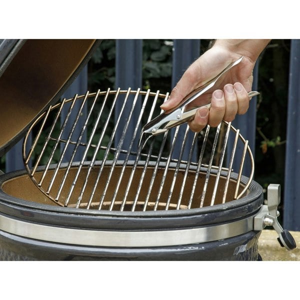 Stainless Steel BBQ Grill Grate Gripper Tool Safely Move Hot Grids When Cooking - LoopsDirect