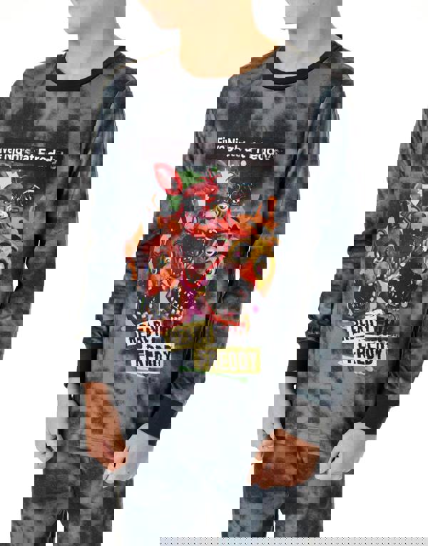 Five Nights At Freddy's Boys Black Ready For Freddy Long Sleeve Long Leg Pyjama Set