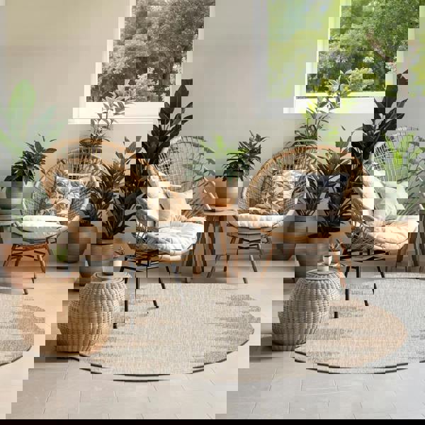 Livabliss Eagean-Global Cream Beige Brown In- & Outdoor Rug