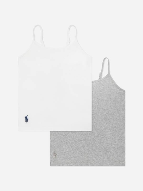Ralph Lauren Kids Ralph Lauren Girls 2 Pack Camisole Set in Multicolour