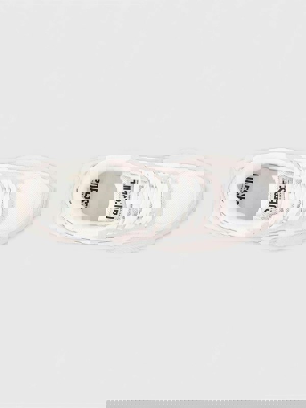 Diesel Womens Tyche Runner Sneakers Suede Fabric White