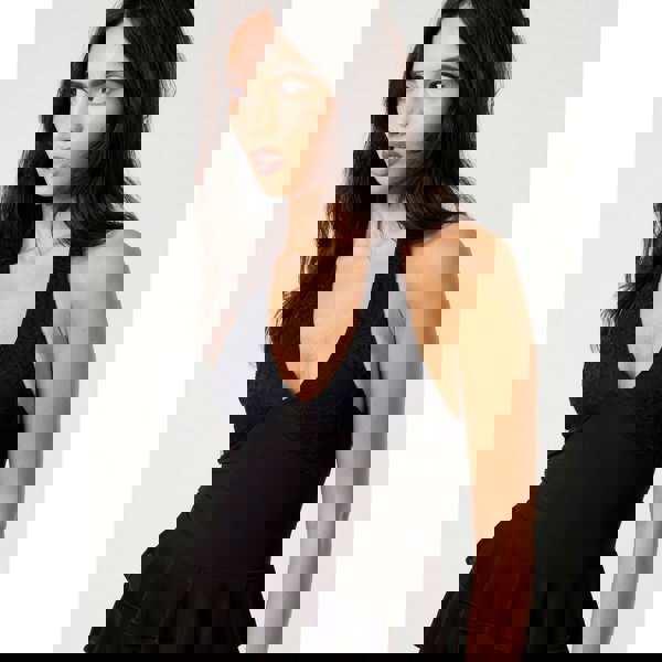 Pink Vanilla Lace Ruffle Playsuit